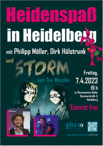 presenting Tim Minchin´s “Storm” at Heidenspaß in Heidelberg