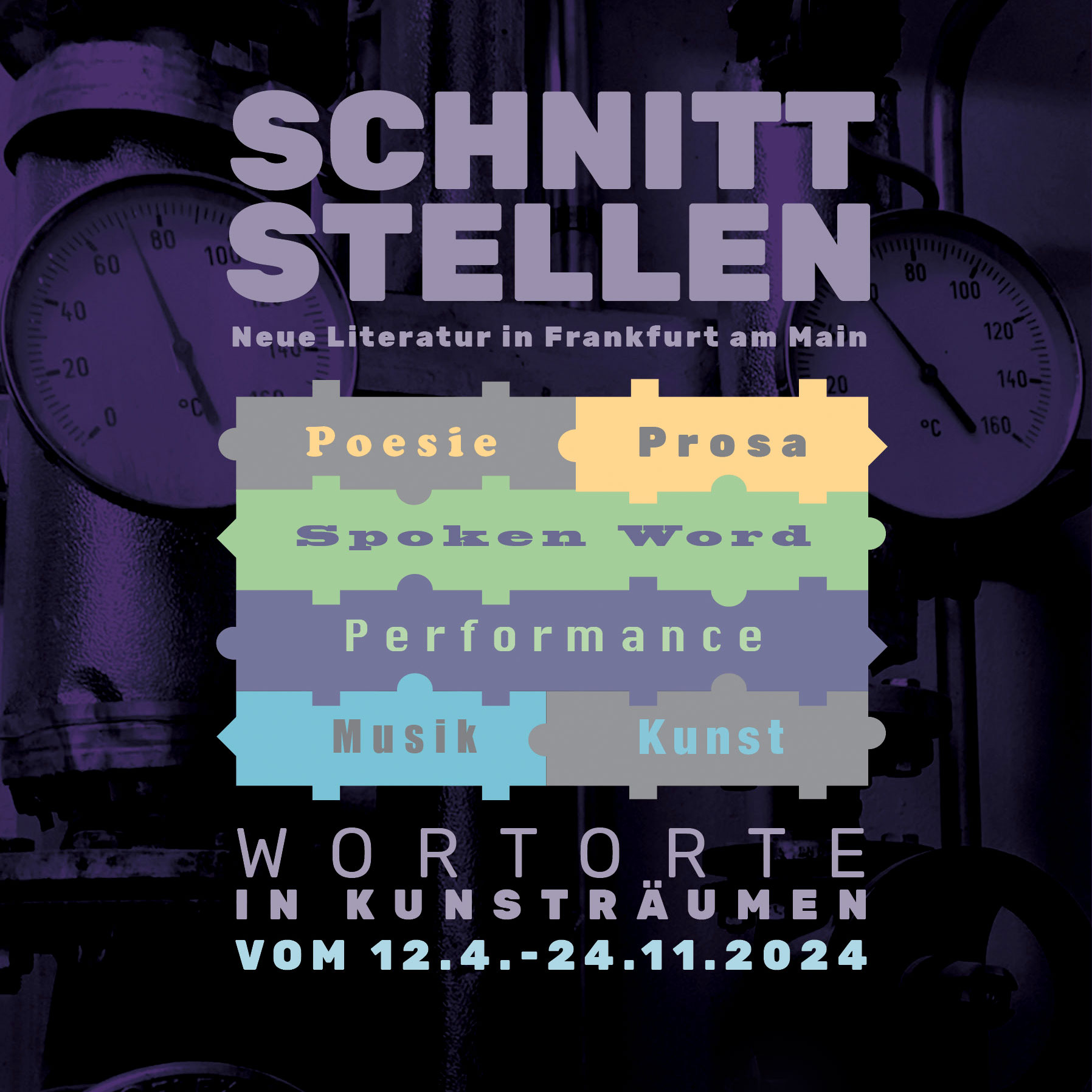 Schnittstellen – Wortorte in Kunsträumen. New art & poetry show