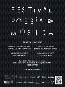 Performing live at PM Festival Poesia y Musica in Chile