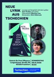 Buchmesse Frankfurt – Moderation Petr Hruska Do. 8.10.26
